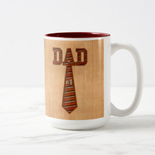 Bicolor taza de regalo para papá número 1