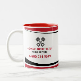 Bicolor Taza de reparación de autos profesional