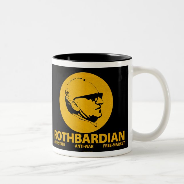 Bicolor Taza de Rothbardian (Derecha)