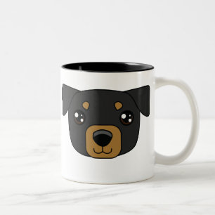 Bicolor Taza de Rottweiller