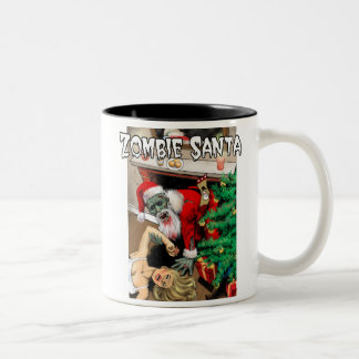 Bicolor Taza de Santa del zombi