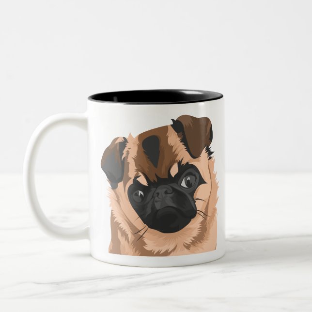 Bicolor Taza de Scully (Izquierda)