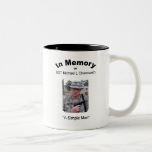 Bicolor Taza de SGT Michael Chenoweth