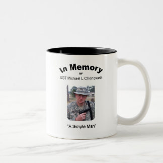 Bicolor Taza de SGT Michael Chenoweth