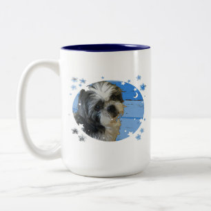 Bicolor Taza de Shih Tzu