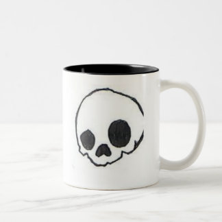 Bicolor Taza de Skully