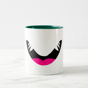Bicolor Taza de Sonrisa de Monstruo