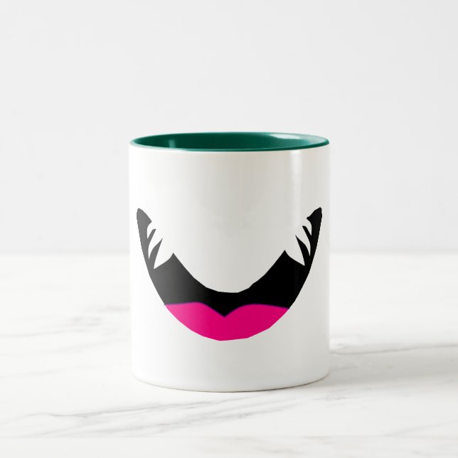 Bicolor Taza de Sonrisa de Monstruo (Centro)
