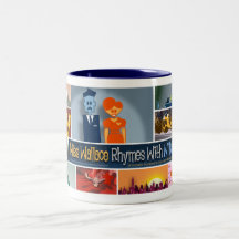 Taza de Srta. Wallace Rhymes With Guillermo