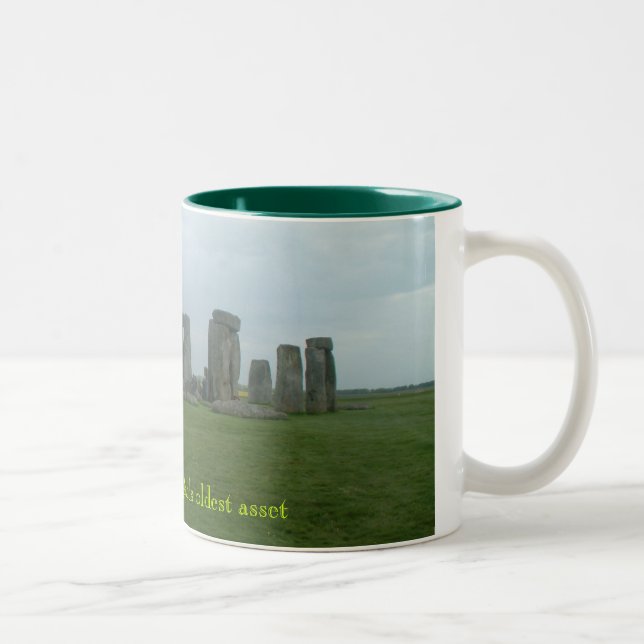 Bicolor Taza de Stonehenge (Derecha)