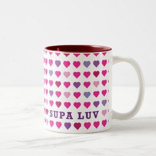 Bicolor Taza de Supa Luv