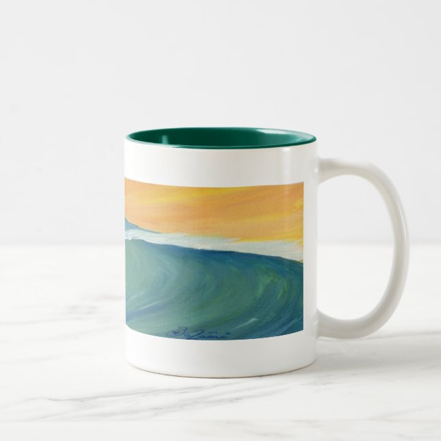 Bicolor taza de surf (Derecha)