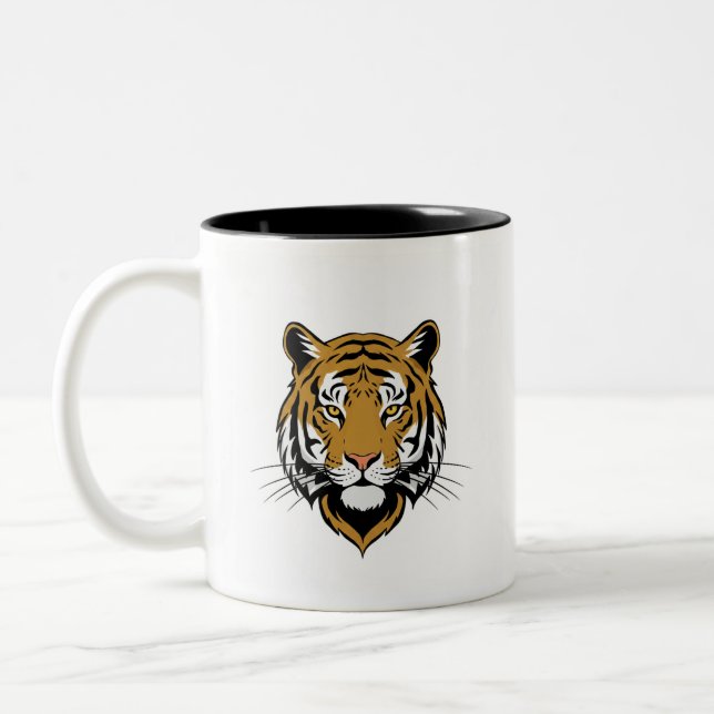 Bicolor taza de té de tigre (Izquierda)