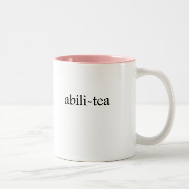 Bicolor taza de té del Abili-té (Derecha)