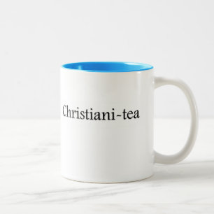 Bicolor taza de té del Christiani-té
