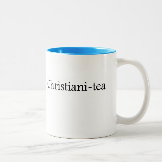 Bicolor taza de té del Christiani-té (Derecha)