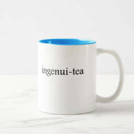 Bicolor taza de té del Ingenui-té