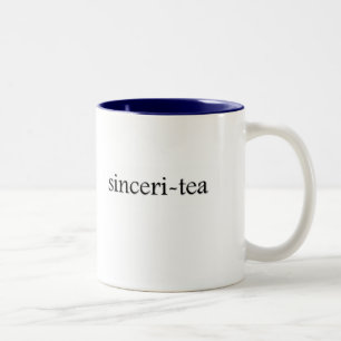 Bicolor taza de té del Sinceri-té