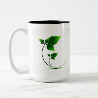 Bicolor Taza de té elegante y con estilo – Café diario her