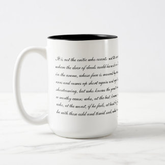 Bicolor Taza de Teddy Roosevelt