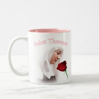 Bicolor Taza de Teresa del santo