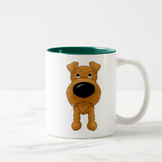 Bicolor Taza de Terrier irlandés