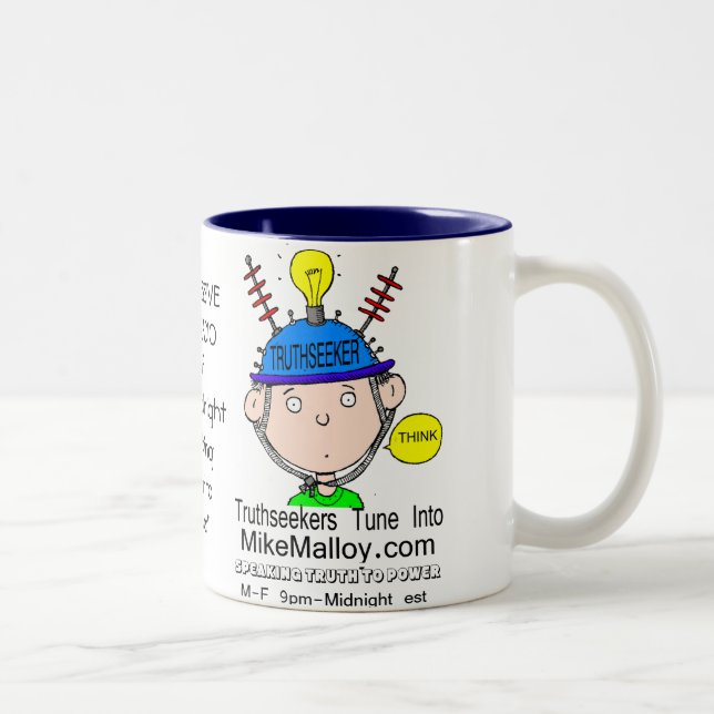 BICOLOR TAZA DE THINKERTRUTHSEEKER (Derecha)
