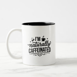 Bicolor Taza de transferencia Caffeine Vibes