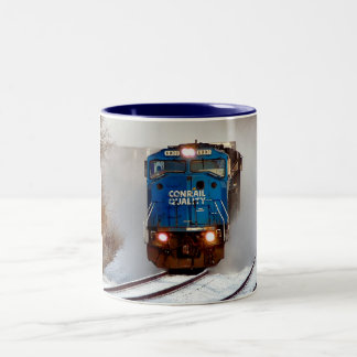 Bicolor Taza de tren