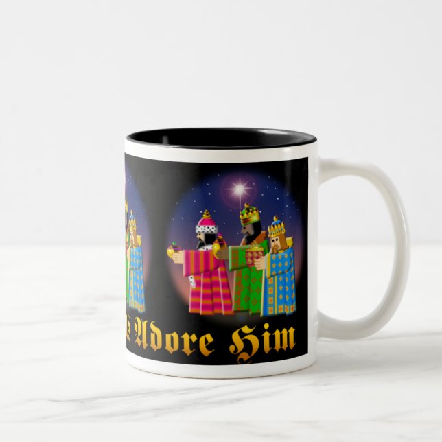 BICOLOR TAZA DE TRES HOMBRES SABIOS (Derecha)