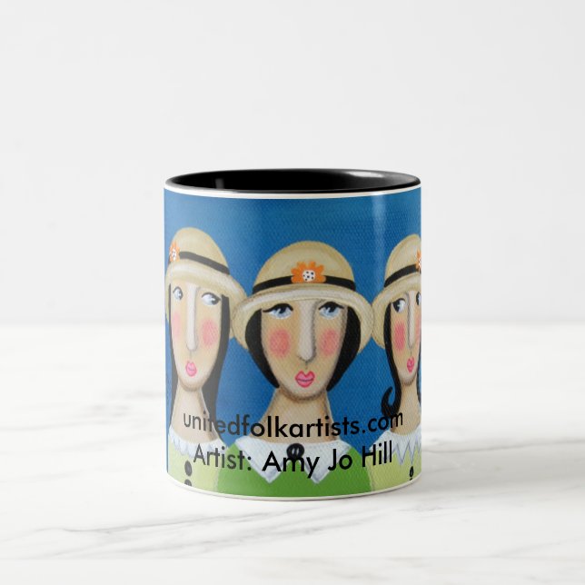 Bicolor Taza de tres mujeres (Centro)