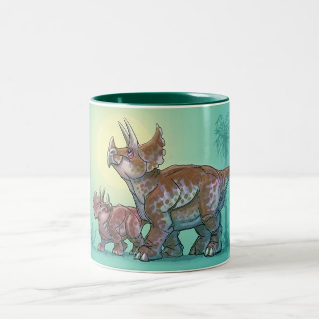 Bicolor Taza de Triceratops (Centro)
