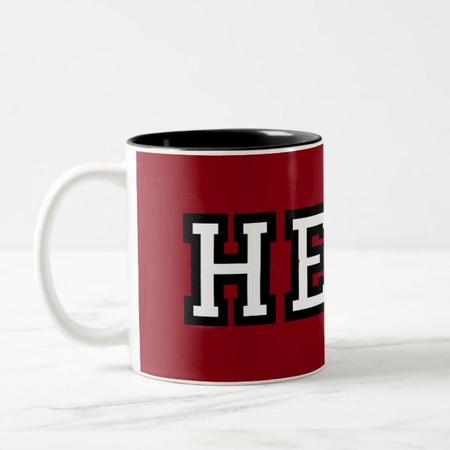 Bicolor Taza de Trigedasleng: Heda (comandante) (Izquierda)