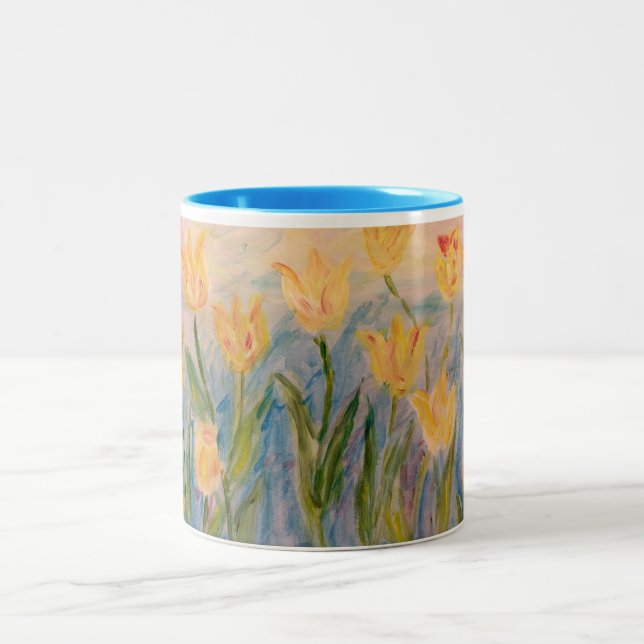 Bicolor Taza de tulipán (Centro)