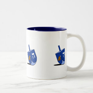 Bicolor Taza de Turquía Dreidel