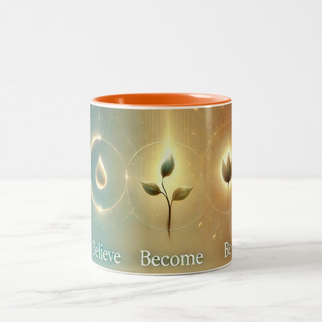 Bicolor Taza de una Trinidad de Transformación (Centro)