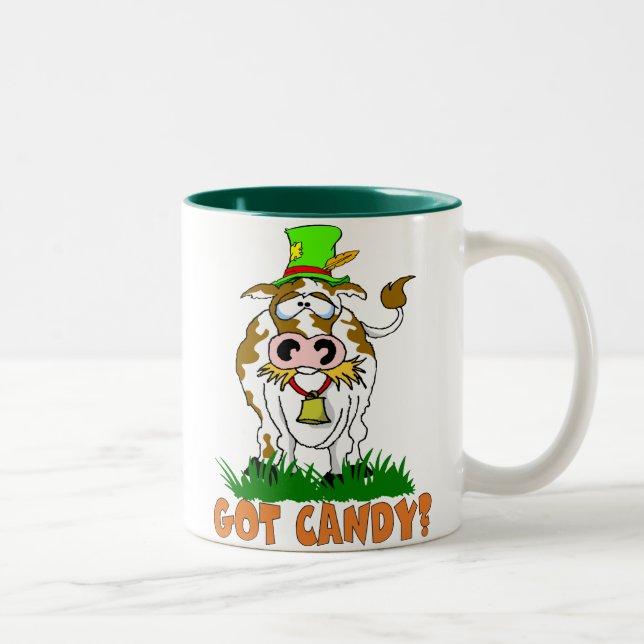 Bicolor Taza de Vaca de Caramelo (Derecha)