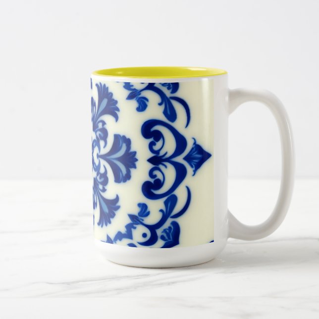 Bicolor Taza de vidrio esmerilado botánico (Derecha)