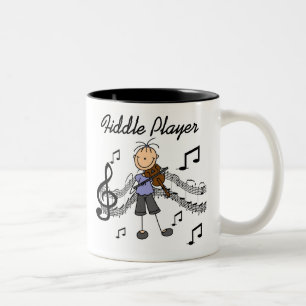 Bicolor Taza de violinista