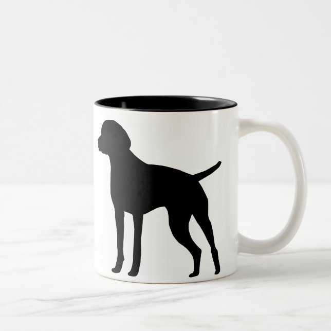 Bicolor Taza de Vizsla (Derecha)