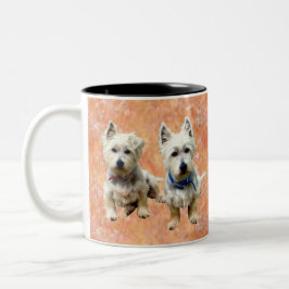Bicolor Taza de Westies