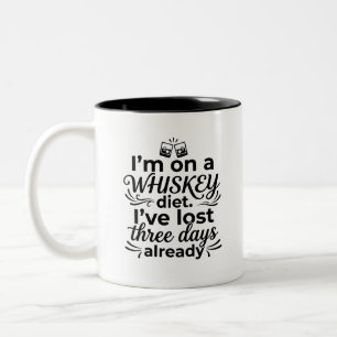 Bicolor Taza de Whiskey Perdido Dos Tonos Regalo
