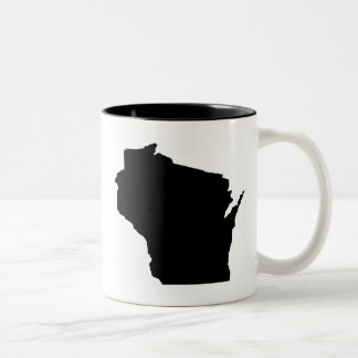 Bicolor taza de Wisconsin Coffie