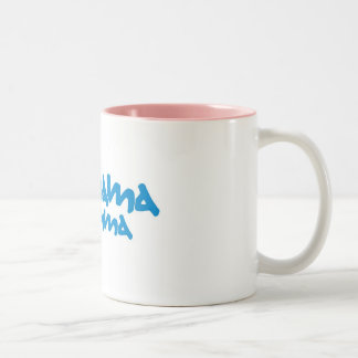 Bicolor Taza de WObama Momma