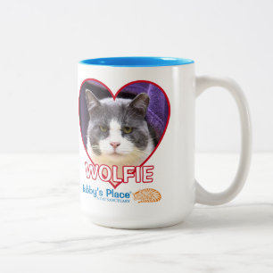 Bicolor Taza de Wolfie