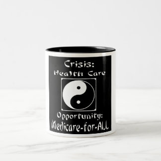 Bicolor Taza de Yin Yang