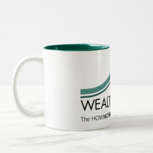 Bicolor Taza del 2-Tono de WealthWave el  
