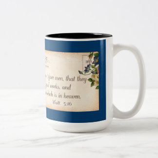 Bicolor Taza del 5:16 de Matthew