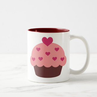 Bicolor Taza del amor de la magdalena