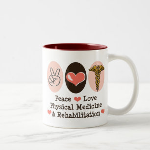 Bicolor Taza del amor PM&R de la paz